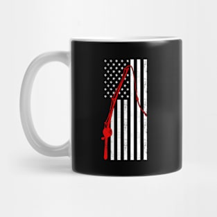 American Fishing Flag USA Fishing Flag Mug